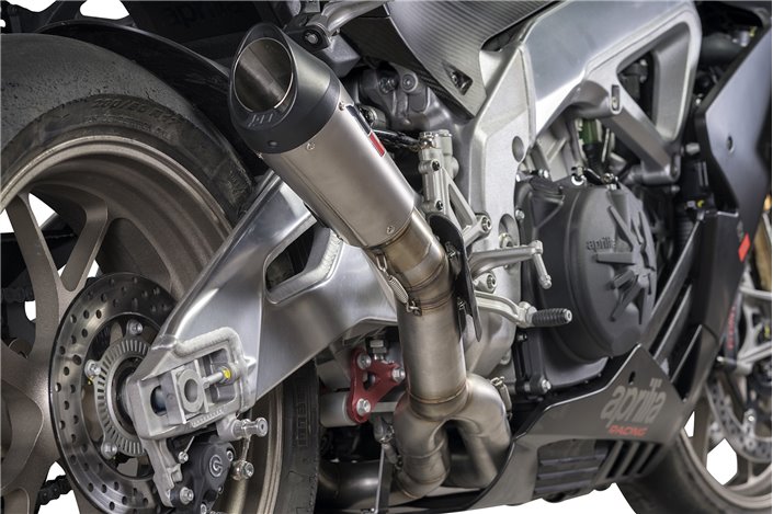 Semi-Complete Titanium Gunshot RACING Exhaust System Aprilia RSV4 1000-1100 2018-2020 QD EXHAUST
