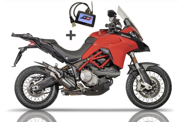 Impianto di Scarico Terminale Slip-On Ducati Multistrada 950 più ECU Tuning QD HAUST