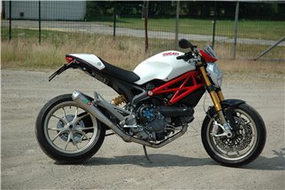Impianto di Scarico Completo 2 in 1 con Terminale Serie MaXcone Ducati Monster 796 QD EXHAUST