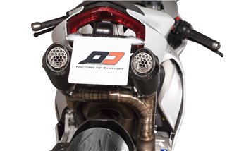 Impianto di Scarico Terminale Semi-Completo Ducati Panigale V2 QD EXHAUST