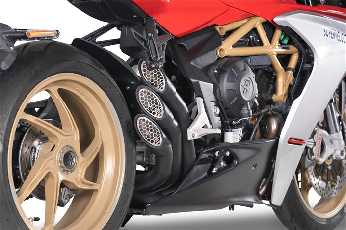 Système d'échappement Power-Gun Dark Euro 4 / Euro 5 MV Agusta Superveloce 800 QD