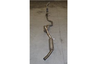 SCARICO COMPLETO COLLETTORE CENTRALE E TERMINALE PER ALFA ROMEO GIULIA 1300 GT JUNIOR ACCIAIO