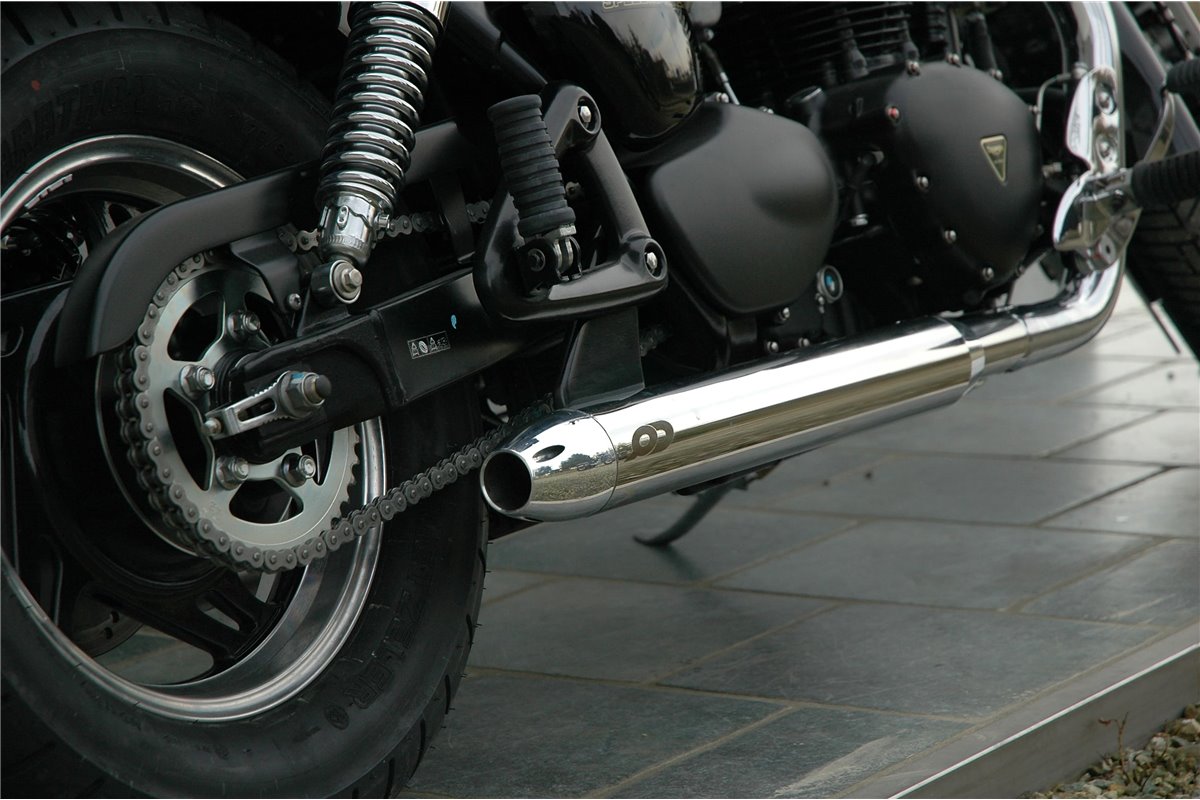 Impianto di Scarico Coppia di Terminali Slip on Triumph Speedmaster / America QD