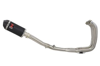 Sistema Di Scarico Con Silenziatore Ovale Da 200 mm Con Punta In Carbonio Inossidabile Nero YAMAHA Yamaha FZR 600 FZR600R 4JH Fo