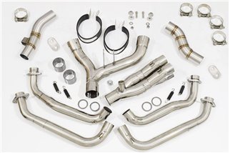 4-2 400-mm-Schalldämpfer Aus Schwarzem Edelstahl Mit Ovaler Carbonspitze KAWASAKI Z1000 SX 2010-2019 Black Widow