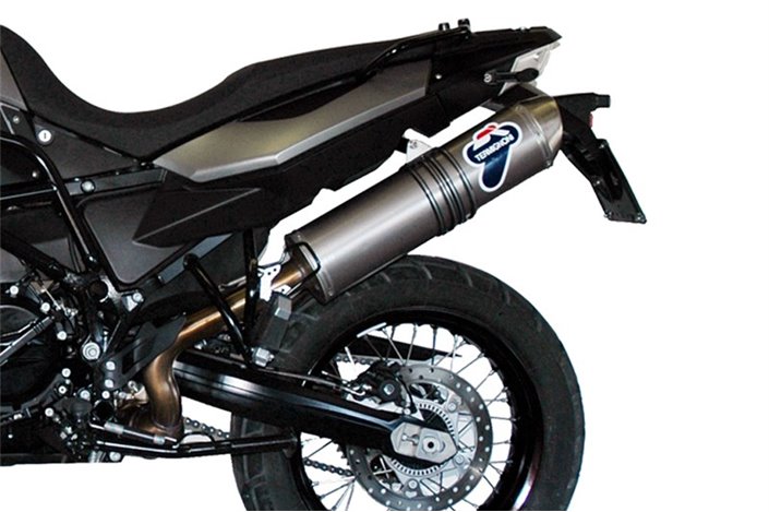 TERMINALE TERMIGNONI INOX CARBON LOOK BMW F800 GS/F650 GS 2009-2014 OMOLOGATO