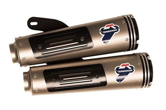 SCARICHI TERMINALI SLIP ON CONICAL TERMIGNONI BW1408040IIA BMW R NINET / PURE / RACER / SCRAMBLER 16-20 OMOLOGATO INOX