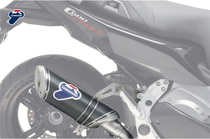 SCARICO TERMINALE RELEVANCE TERMIGNONI BW11080CM BMW C 600 SPORT 2012-2015 OMOLOGATO CARBONIO