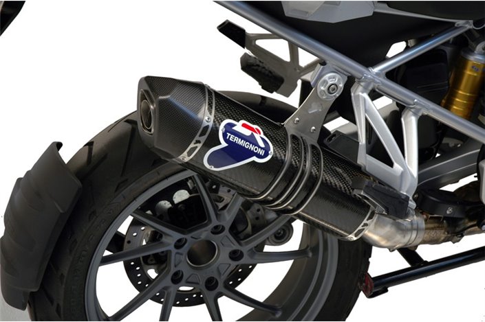 SCARICO TERMINALE RELEVANCE TERMIGNONI BW12080CV BMW R 1200 GS 2013-2016 OMOLOGATO INOX CARBONIO