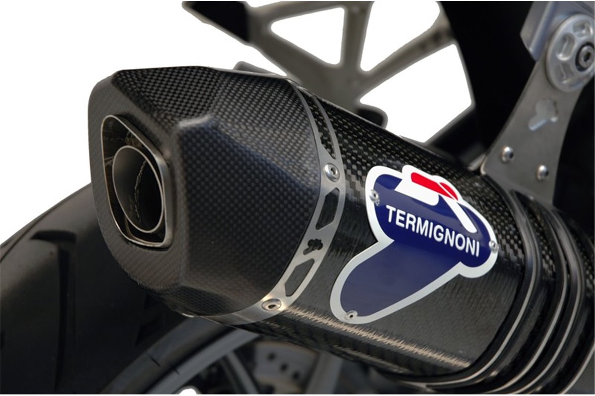 SCARICO TERMINALE TERMIGNONI BW12080CVT BMW R 1200 GS 2013-2016 OMOLOGATO TITANIO CARBONIO