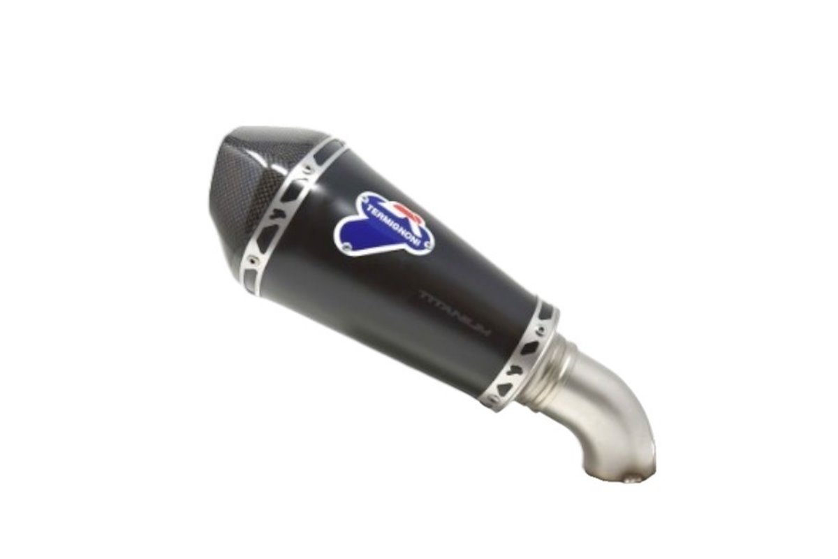SCARICO COMPLETO TERMINALE TERMIGNONI RELEVANCE CONICAL BLACK BW27094SO09 BMW S 1000 RR 2019-2020 NON OMOLOGATO TITANIO INOX