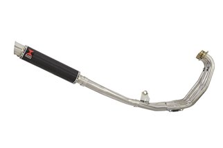 Vollauspuff 350 mm Gp Runder Carbon-Schalldämpfer HONDA CBR600 F1 F2 F3 F4 F5 F6 F7 2001-2007 Black Widow