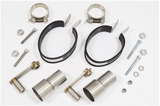 Twin Exhaust Silencer Kit 350mm GP Round Carbon TRIUMPH Speed Triple 1050 S R 2011-2015 Black Widow