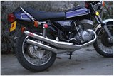 Mufflers Expansion Extension Steel Jim Lomas Kawasaki H2 750 1971 1975 Silencieux Inox Integral