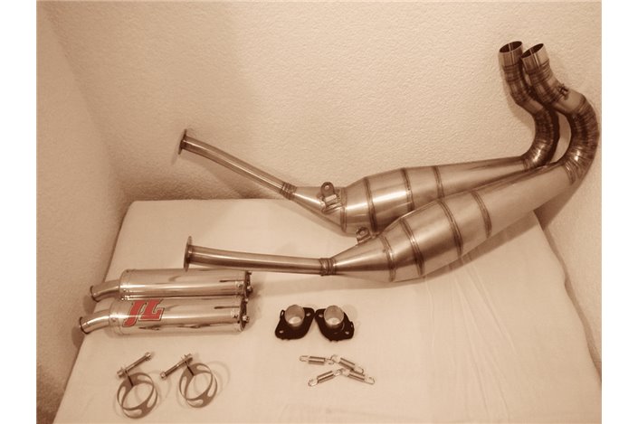 Marmitte scarichi espansioni Jim Lomas Kawasaki Kr1 Kr1 s acciaio inox