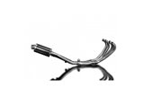 Système d'échappement complet 4 en 1 ovale 225mm Carbon Honda CBR 600 F 1987-1990