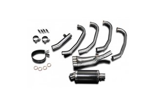 Système d'échappement complet 4 en 1 ovale 225mm Carbon Honda CBR 600 F 1987-1990