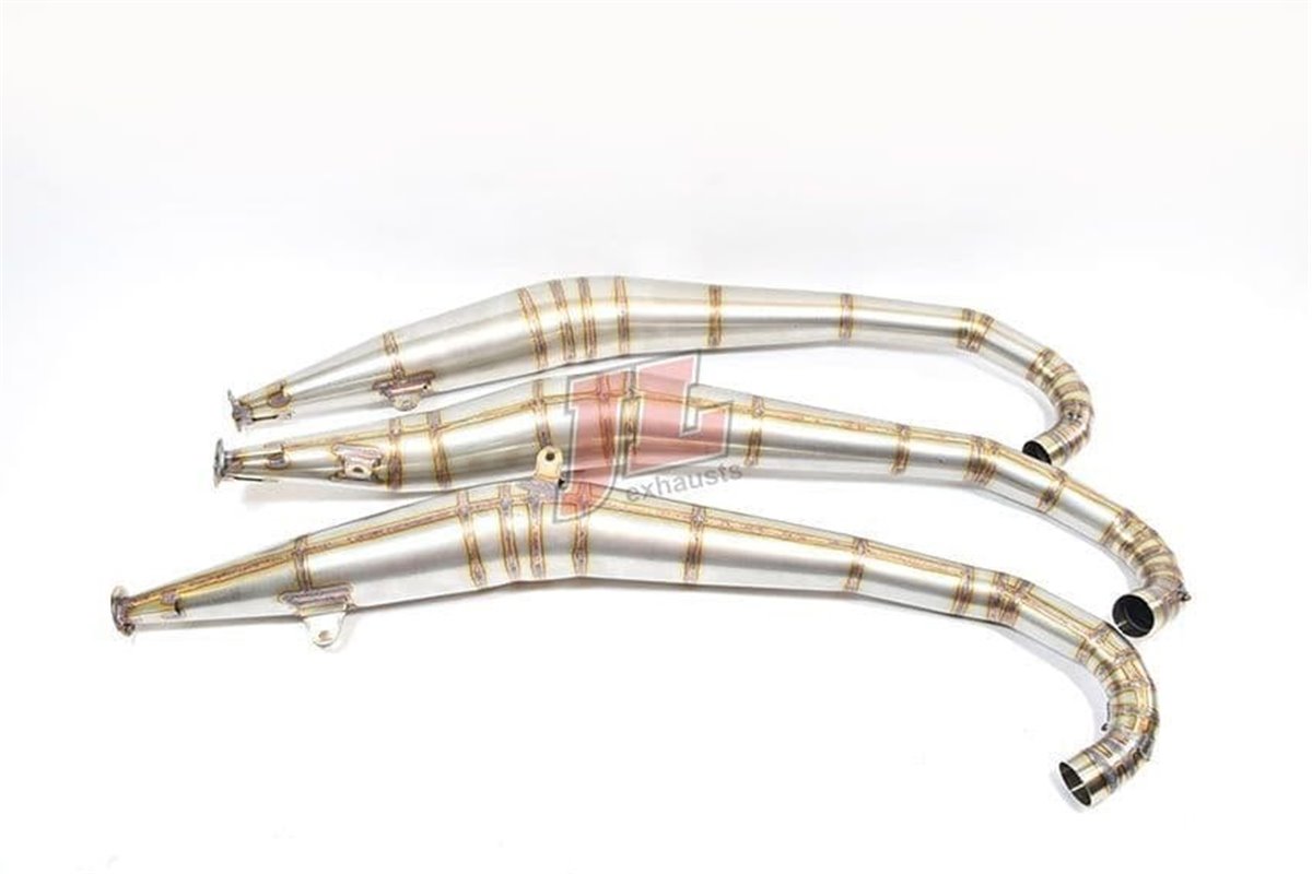 Système Complet D'Échappement Jl Exhausts Style Boulonné En Acier Doux Suzuki Gt750