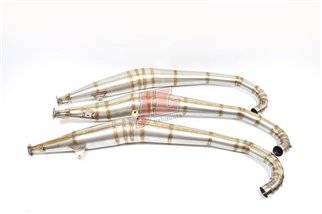 Système Complet D'Échappement Jl Exhausts Style Boulonné En Acier Doux Suzuki Gt750