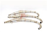 Système Complet D'Échappement Jl Exhausts Style Boulonné En Acier Doux Suzuki Gt750