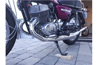 Échappement Silencieux Jl Exhausts Acier Inoxydable Poli Avec Acier Inoxydable Intégré Suzuki T500