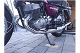 Échappement Silencieux Jl Exhausts Acier Inoxydable Poli Avec Acier Inoxydable Intégré Suzuki T500
