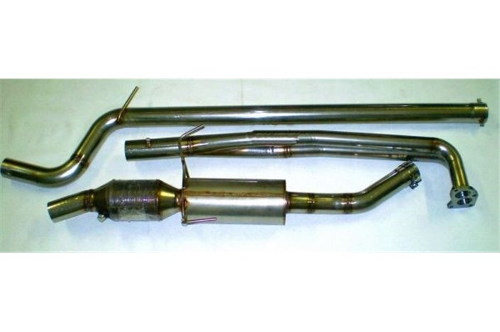 SCARICO COMPLETO CON COLLETTORE CENTRALE E TERMINALE PER CITOREN SAXO IN ACCIAIO