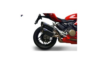COPPIA TERMINALI FORCE TERMIGNONI D16908040ICC DUCATI PANIGALE 959 2016-2019 OMOLOGATO CARBONIO INOX