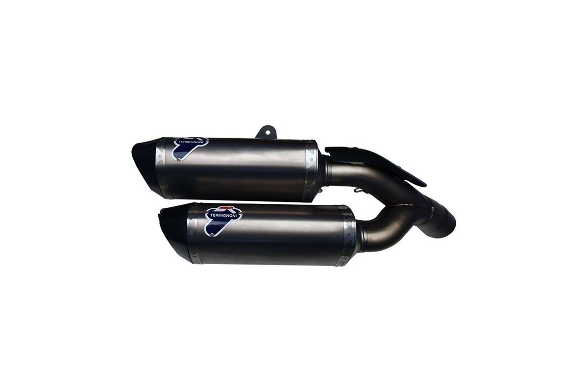 COPPIA TERMINALI TERMIGNONI D16908040ITC DUCATI PANIGALE 959 2016-2019 OMOLOGATO TITANIO