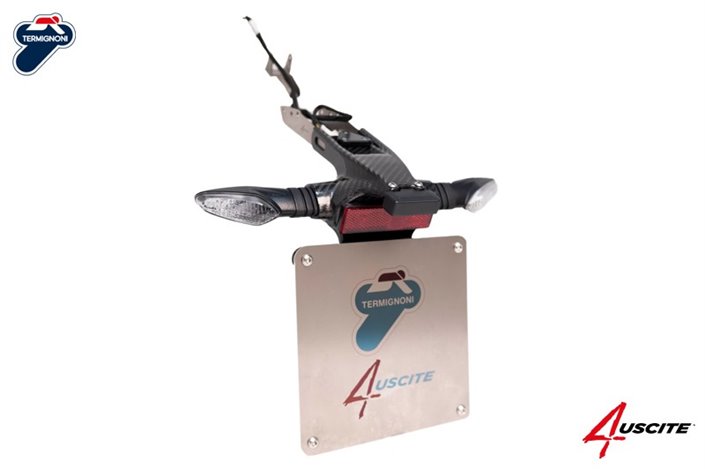 CO TERMIGNONI 4 USCITE DUCATI PANIGALE V4/ S/ R 18-22 NON OMOLOGATO CARBONIO TITANIO