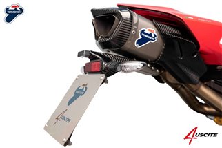 PORTA TARGA TERMIGNONI PER IMPIANTO COMPLETO 4 USCITE DUCATI D182PT PANIGALE V4 2018-2022
