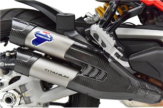 SCARICO TERMINALE TERMIGNONI D21008040TTC DUCATI MULTISTRADA V4 2021-2023 EURO 5 OMOLOGATO TITANIO