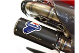 SCARICO COPPIA SILENZIATORI WSBK TERMIGNONI DUCATI PANIGALE V4 18-23 NON OMOLOGATO TITANIO NERO