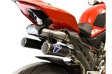 SCARICO COPPIA SILENZIATORI WSBK TERMIGNONI DUCATI PANIGALE V4 18-23 NON OMOLOGATO TITANIO NERO