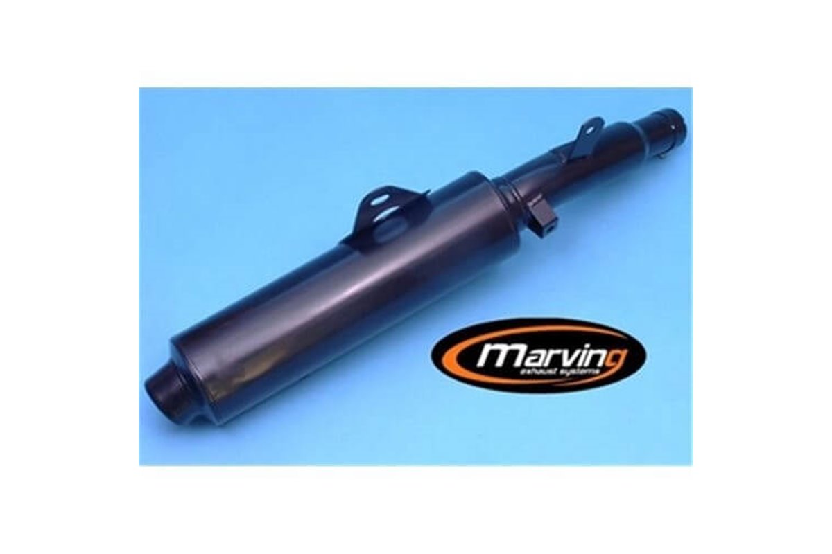 TERMINALE SCARICO SILENZIATORE OMOLOGATO MARVING SUZUKI DR 650 DJEBEL 1986 1989