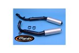 TERMINALI SCARICHI SILENZIATORI MARVING HONDA XLV 750 R RD01 1983 1986