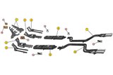 SILENZIATORI ANTERIORI SCARICO ANSA FR 0623 FERRARI 275 GTB 4 GTS 4 NART 66 68