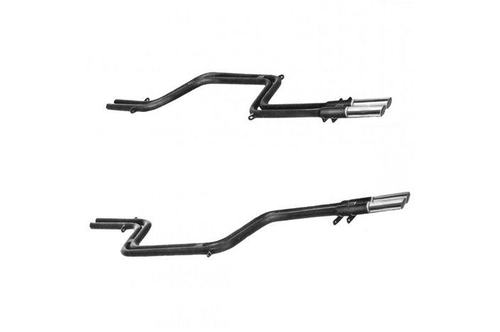 SILENCERS EXHAUST TERMINALS ANSA FR 0927-0937 FERRARI 365 GT 2 + 2 ALTAIR