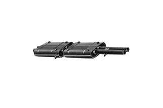 COMPLETE EXHAUST SYSTEM ANSA OEM REPLICA APPROVED FERRARI 365 GT 2 + 2 ALTAIR