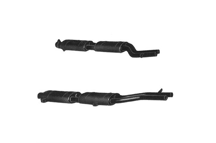 SILENZIATORI CENTRALI SCARICO ANSA FR 0325-0335 FERRARI 400 SUPER AMERICA 61 64