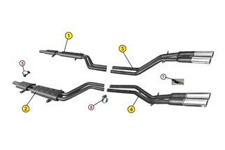 SCARICHI SILENZIATORI TERMINALI ANSA FERRARI 250 GT CABRIOLET II PININFARINA 1963