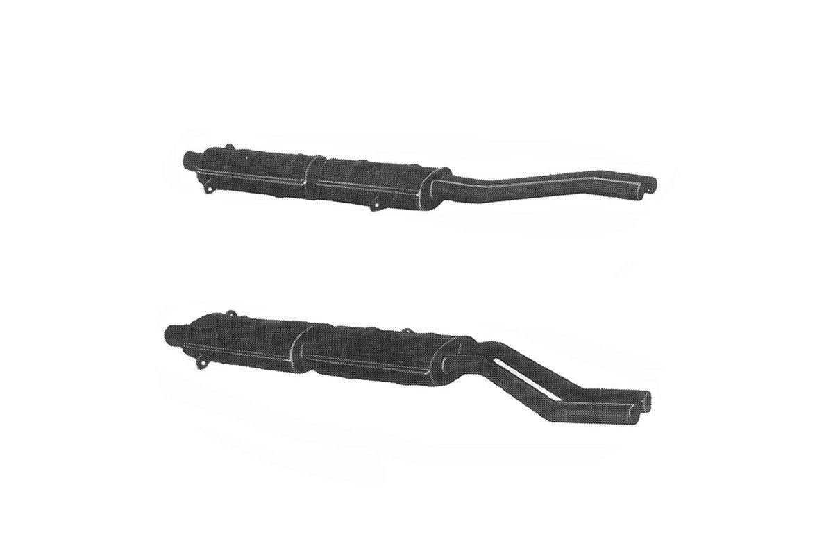 SILENZIATORI CENTRALI DI SCARICO ANSA FR 2525-2535 FERRARI 250 GTL 1966 1962