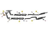 REAR SILENCERS EXHAUST ANSA FR 1327-1337 FERRARI 365 GT4 2 + 2 1972 1976