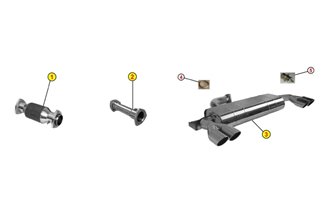 KATALYSATOR AUSPUFF ANSA FR 023 FERRARI MONDIAL UND CABRIO 4V KATALYSIEREN 83 85