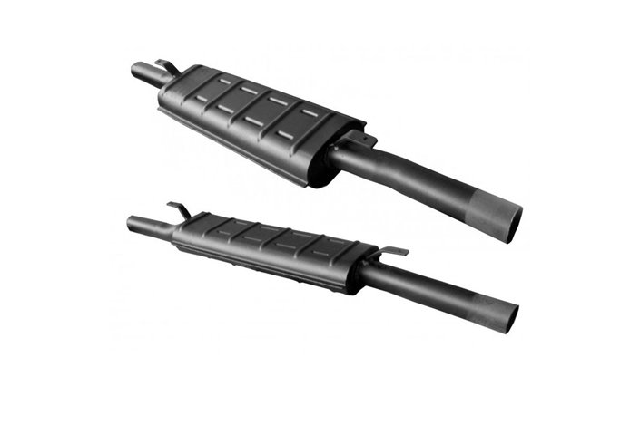 PAAR ZENTRALSCHALLDÄMPFER ANSA FR 6025 FR 6035 FERRARI 212 INTER 1951 1953