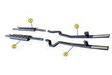 TERMINALI DI SCARICO ANSA FR 6028 - 6038 FERRARI 212 INTER 1951 1953