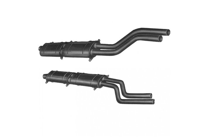 PAAR ZENTRALSCHALLDÄMPFER ANSA FR 3925-3935 FERRARI 250 GT BOANO ELLENA 57 60