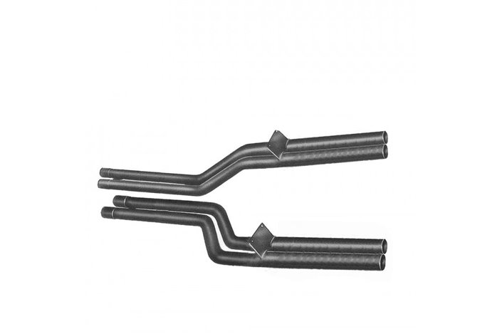 PAIR OF SILENCERS TERMINALS ANSA FR3928-3938 FERRARI 250 GT BOANO ELLENA 57 60