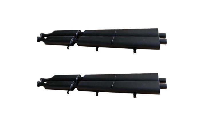 CENTRAL EXHAUST SILENCERS ANSA FR 4105 FERRARI 412 SWITZERLAND 1985 1989