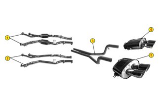 CATALIZZATORI DI SCARICO ANSA FR 5323 FERRARI 550 MARANELLO BARCHETTA 1996 2001
